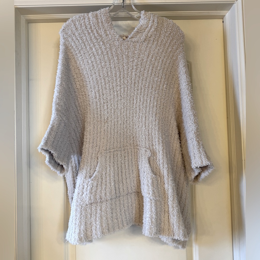 Hippie Rose Oversized Fuzzy Batwing Hoodie